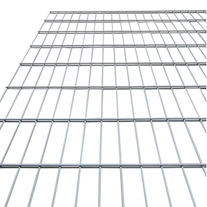 Valla de malla de alambre soldada doble con revestimiento de polvo de acero galvanizado rígido paneles de valla de jardín decorativos - Product Image 4