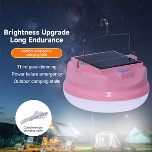 Lámpara LED DE EMERGENCIA impermeable recargable para acampar, linterna <span class=keywords><strong>solar</strong></span> alimentada por energía <span class=keywords><strong>solar</strong></span> para aventuras al aire libre - Product Image 5