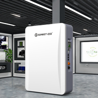 Stock UE 51.2V 200Ah 10kWh IP65 Batterie au lithium CAN séparée Montage mural Système d'énergie solaire domestique Lifepo4