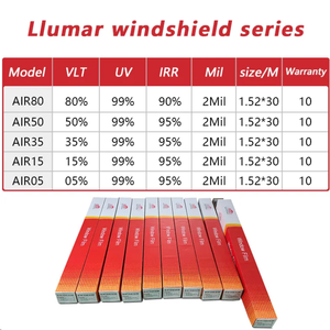 Pellicola Oscurante per Finestrini LLumar AIR05 in <span class=keywords><strong>Nano</strong></span> Ceramica, UVR99% IRR95%, Visione Chiara, Garanzia 10 Anni per Auto e Architettura - Product Image 3
