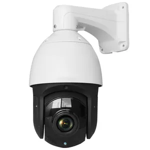 PTZ IP CCTV Kubah Kecepatan Tinggi, Pengawasan Tahan Air OEM 6 Inci Kamera CMOS Bintang Luar Ruangan Keamanan 1080P 20X