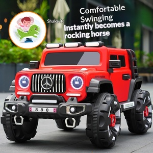 Voiture tout-terrain électrique biplace télécommandée à quatre roues en plastique pour enfants et adultes, avec amortisseurs - Product Image 2