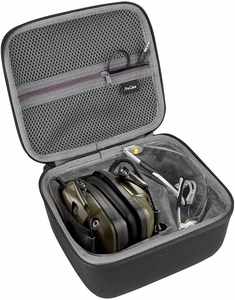 Custom <b>Shooting</b> <b>Ear</b> <b>Protection</b> Bag, Carrying EVA Electronic <b>Shooting</b> Earmuffs Case - Product Image 1