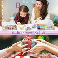 Kit de fabrication de bracelets DIY avec perles en argile polymère, breloques et intercalaires en forme de fruits et d'animaux pour la création de bijoux artisanaux