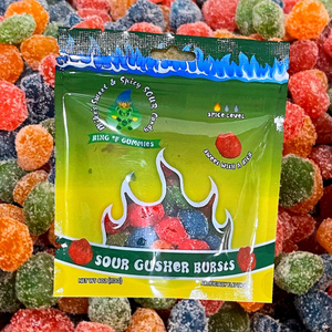 Bolsa de pie a prueba de olores de caramelos de goma <span class=keywords><strong>chamoy</strong></span> ziplock resellable impresa personalizada 3,5g embalaje de plástico bolsa de mylar - Product Image 5
