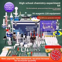Equipo de Química para Experimentos, Modelo 01, Juego Completo para Escuelas Secundarias y Primarias (Grados 8 y 9), Hecho en China