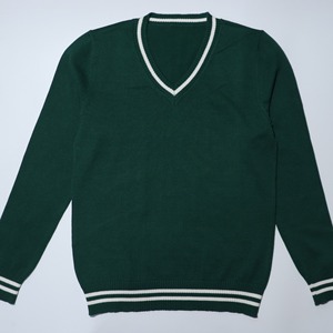 Cardigan scolaire vert à col <span class=keywords><strong>en</strong></span> V pour garçons et filles, 100% coton tricoté, de haute qualité, cardigan scolaire personnalisé, uniforme scolaire, <span class=keywords><strong>pull</strong></span> - Product Image 1