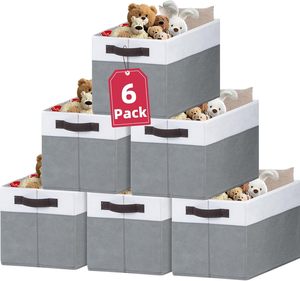 Boîtes de rangement de bureau de haute qualité, petites boîtes de rangement avec poignées, boîte de rangement pour livres, couettes, jouets, vêtements - Product Image 6