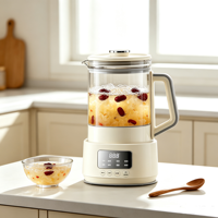 Bouilloire Électrique Intelligente Multifonctionnelle 1,3 L en Acier Inoxydable avec Infuseur à Thé et Marmite en Verre Borosilicate de Haute Qualité Factory Health