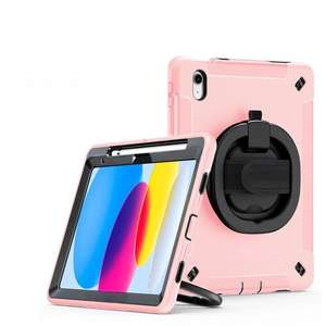 Funda adecuada para iPad de 10.ª generación de 10.9 pulgadas, engrosada, giratoria 360 grados, con ranura para lápiz, cubierta a prueba de golpes para tableta - Product Image 1