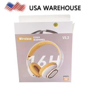 Aksesori casing transparan tahan guncangan, stok Usa & Eu kompatibel untuk Airpods Pro 2 3 4 Earphone pengisian daya bening