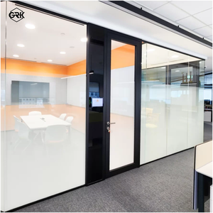 Cloison de bureau acoustique moderne en aluminium avec absorption sonore hautement efficace, construction durable pour les immeubles de bureaux - Product Image 3