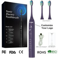 Brosses à dents soniques, brosse à dents électrique rechargeable, intelligente, automatique, électronique, étanche, Alibaba-Online-Shopping