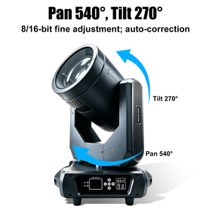 Projecteur LED COB mobile 400W à lumière uniforme, CCT réglable, zoom, CTO, IP20, CE, RoHS, pour théâtre, église, scène, auditorium, salle, OEM, ODM - Product Image 4
