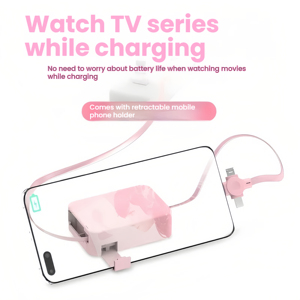 Cầm tay 3A tốc độ cao sạc nhanh Telescopic ba-trong-một Cáp dữ liệu với biểu tượng tùy chỉnh cho IOS doanh nghiệp sử dụng và quà tặng cho - Product Image 2