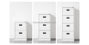 Nhà máy dọc Tủ hồ sơ với xử lý <span class=keywords><strong>2</strong></span> ngăn kéo kim loại nơi làm việc sử dụng tủ văn phòng lưu trữ tủ - Product Image 4