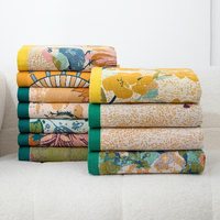 Nouvelle Serviette de Bain en Coton Pur Jacquard Épaisse et Très Absorbante à Séchage Rapide pour Couples et Famille (Adultes)