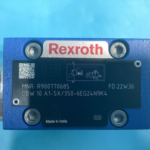 Vanne de décharge pilotée avec solénoïde NG10 350 bars 24VDC, référence d'origine R900770685 DBW10A1-5X/350-6EG24N9K4 - Product Image 1