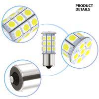 Ampoules LED pour voiture en gros 1156 P21W, ampoules LED BA15S, ampoules LED 1157 clignotant 5050 27SMD T20 W21W, feux de freinage pour véhicules