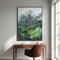 Mintura Décoration d'intérieur moderne, Peinture à l'huile peinte à la main sur toile, Affiche d'art abstrait, Décoration murale pour salon, Nature morte originale