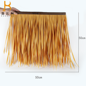 Chất Lượng Cao Không Thấm Nước Reed Thatch Tổng Hợp Palm Nhân Tạo Rơm Lúa Mì Mái Nhà Gazebo Mái Thatch - Product Image 4