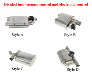Ống pô xe hơi đa năng, van điện tử điều khiển âm thanh, kiểu Valvetronic, dành cho đường đua, âm thanh mạnh mẽ, kích thước 2/2.5/3 inch (63/76mm) - Product Image 2