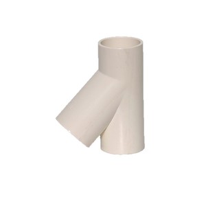 Conector de Tubería en T Inclinado de PVC, 45 Grados, Diámetro Igual, para Sistemas de Agua de Acuarios - Product Image 4