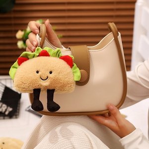 Peluche en forme de sandwich de légumes pour machine à griffes, avec rembourrage en coton PP et doublure en maille, cadeau d'anniversaire ou de Noël - Product Image 6