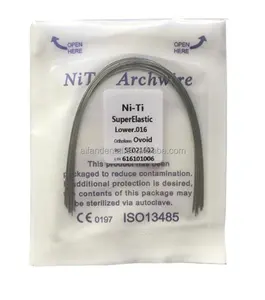 [ Aifan Dental ] DENT Orthodontic Round Wire Dental Super Elastic Niti Arch Wire with Natural Form