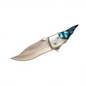 High Quality Luxury Handmade Damascus Steel Pocket Folding <b>Knife</b> with <b>Bone</b> <b>Handle</b> Custom Logo & Pocket <b>Knife</b> for Sale - Product Image 3