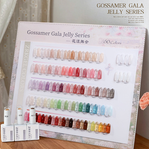 Nouvel Arrivage ZRKGEL – Kit de Vernis à Ongles Gel Transparent 60 Couleurs UV LED Soak Off – Vente en Gros, Sans TPO ni HEMA, Gelée Hautement Pigmentée - Product Image 4