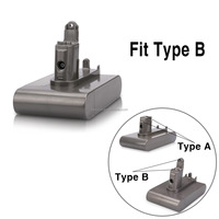 Batterie rechargeable Li-ion 2000mah pour aspirateur Dysons 22.2 V Batterie DC34 DC45