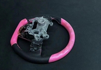 Roda Kemudi Serat Karbon Kustom Cocok untuk Roda Kemudi Mobil Mazda 3 Mazda 6 Cx5 Rx8 Mx5 Cx9 Cx30