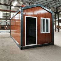 Maison modulaire préfabriquée détachable pour camp de mine, toit en pignon avec excellente drainage, isolation thermique et préservation de la chaleur