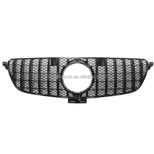 Parrilla delantera W166 plateada negra GTR para <span class=keywords><strong>Mercedes</strong></span> Benz <span class=keywords><strong>GLE</strong></span> W166 Coupe <span class=keywords><strong>43</strong></span> 63s 300d AMG 2016 2017 <span class=keywords><strong>2018</strong></span> 2019 - Product Image 2