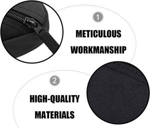 Sacoche de Selle de Vélo Portable d'Extérieur en Polyester/Nylon Imperméable et Durable, Pochette Triangulaire, Support de Cadre, Poignée Pratique pour Téléphone, Cyclisme - Product Image 5
