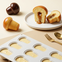 Moule en silicone de qualité alimentaire pour gâteau mousse aux champignons - Résistant à la chaleur, antiadhésif, écologique et non toxique