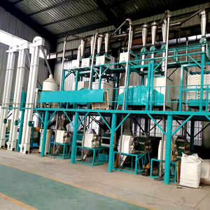 Molino de harina de trigo y maíz automático de pequeña escala de 20 TPD, línea completa de producción de molienda de maíz para pequeños negocios - Product Image 1