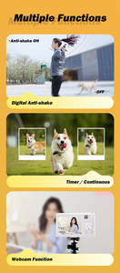 4K Video Retro Compact 48 Megapixel 2.8-inch Dual Screen Face Detection Vlog Digital Camera - Product Image 6