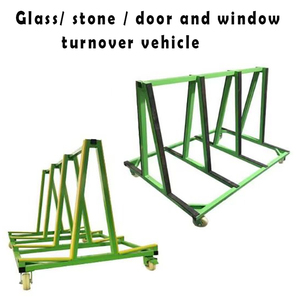 1/2/3/5t Abnehmbarer mobiler Schubkarren-Umschlag rahmen Beweglicher Transport Glas wagen Glas trage wagen - Product Image 4