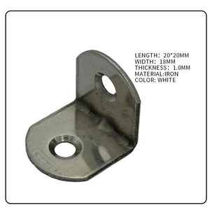 1Mm Dày Công Nghiệp Phong Cách L-Hình Góc Doanh Cho Nhà Để Xe Lưu Trữ Kệ Và Bàn Chân Gia Cố Kim Loại Phần Cứng Cú Đúp - Product Image 5