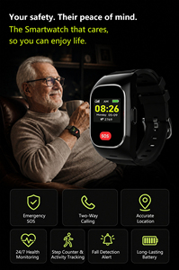 Reloj Inteligente para Personas Mayores VA36-SOS con Botón de Llamada, GPS, Geolocalización, Monitor de Salud, Frecuencia Cardíaca, Presión Arterial, Rastreador - Product Image 4