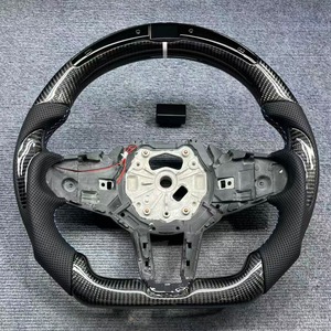 Pour BMW Série <span class=keywords><strong>F</strong></span> F40 F44 Série G G20 G28 G30, palettes de changement de vitesse magnétiques en fibre de carbone, volant universel adapté aux voitures M3 - Product Image 6
