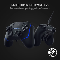 Manette de jeu sans fil Razer Wolverine V2 Pro pour PS5 PC, boutons d'action tactiles mécaniques sans fil HyperSpeed