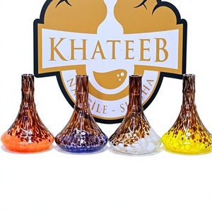 KHATEEB PREMIUM ARTISAN TORTOISE SPLATTER HOOKAH BASE / VASE (TAILLE MEDIUM) - Product Image 2