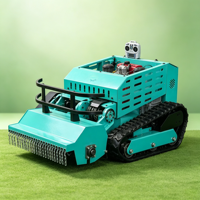 Tondeuse robotisée sur chenilles robuste 800 mm à lame rotative, moteur diesel 4 temps, télécommandée, pour usage commercial, vignoble et verger, certifiée CE
