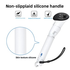 2แพ็คเข้ากันได้ Meta สำหรับเควส3S /quest 3กอล์ฟ VR คอนโทรลเลอร์พร้อมด้ามจับขยาย lightsaber สำหรับการฝึก VR - Product Image 3