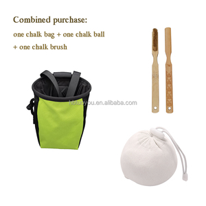 Sac de craie d'extérieur, brosse à craie pour l'escalade, brosse à craie personnalisée en poils de sanglier naturels pour le bouldering - Product Image 4
