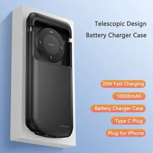 Étui de chargeur de batterie universel à charge rapide 10000mah pour iPhone Samsung <span class=keywords><strong>Xiaomi</strong></span> Huawei Oneplus Sony LG Power Bank Étui de charge - Product Image 2