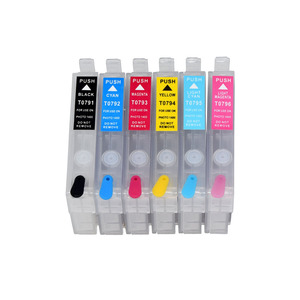 BOMA.LTD T0791 <span class=keywords><strong>Cartouche</strong></span> D'encre Rechargeable pour <span class=keywords><strong>Epson</strong></span> <span class=keywords><strong>Stylus</strong></span> <span class=keywords><strong>Photo</strong></span> <span class=keywords><strong>1400</strong></span> 1500W P50 1430W PX650 Px660 PX660 700W 710W 720WD Imprimante - Product Image 3